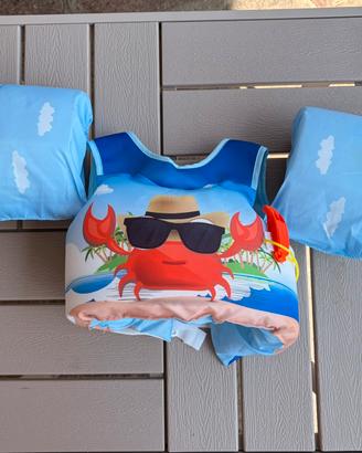 Giubbotto salvagente mare/ piscina