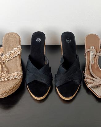 3 Paia di Scarpe da Donna n. 36 + Sacca Omaggio