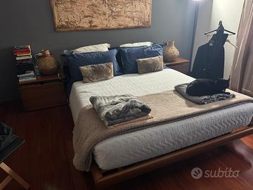 Camera da letto  con armadio a tre ante  Poliform