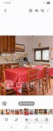 tavolo in legno co 6 sedie 