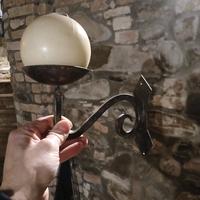 Porta candele ferro battuto