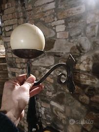 Porta candele ferro battuto