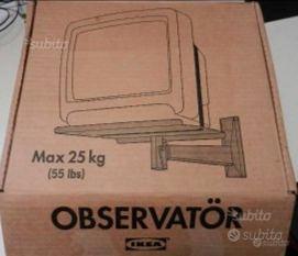 porta pc e monitor da parete observator ikea