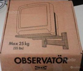 porta pc e monitor da parete observator ikea