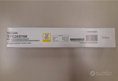 Toner Giallo Toshiba T-FC26SY6K Originale Nuovo