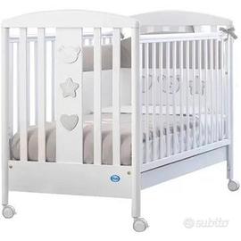 Culla pali completa di materasso e coprimaterasso