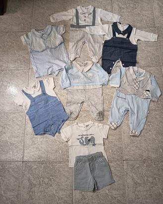 set di abbigliamento bimbo 1/3 mesi