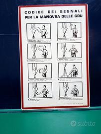 cartello vintage 