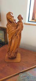 Scultura Madonna con Bambino