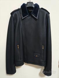 Giacca Pelle di Agnello Versace Collection Tg 48 