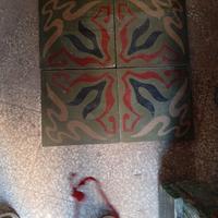 pavimenti in cementine floreali inizio 900