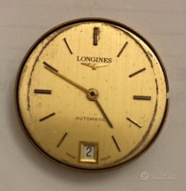 Meccanismo e quadrante Longines vintage
