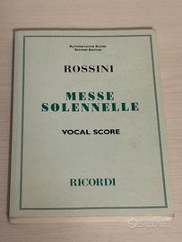 Spartito Rossini - Messe Solennelle (vocal score)
