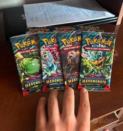 Pokemon 49 bustine crepuscolo mascherato ita