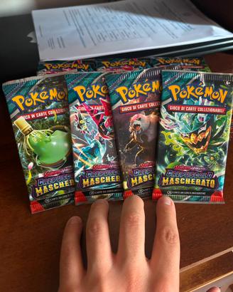 Pokemon 49 bustine crepuscolo mascherato ita