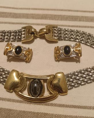 Collana e orecchini vintage Guy Laroche autentici