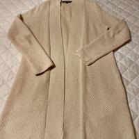 Cardigan lungo Tommy Hilfiger beige XS donna