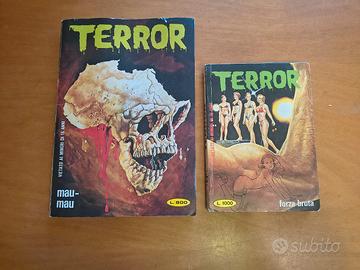 2 Fumetti TERROR: "Mau-Mau" & "Forza Bruta"