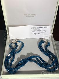 Collana di apatite, chiusura in argento
