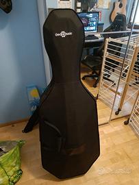 Violoncello 4/4 nero  Completo di accessori  Nuovo