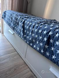 Letto/divano 2 cassetti e materasso