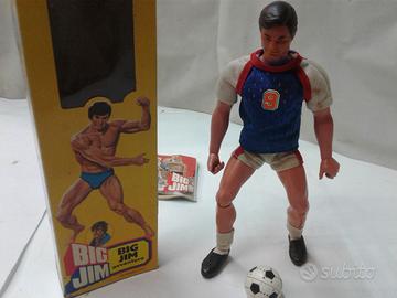 Big Jim calciatore con scatola e catalogo