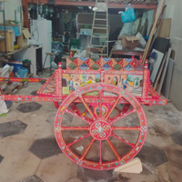 Carretto siciliano realizzato artigianalmente