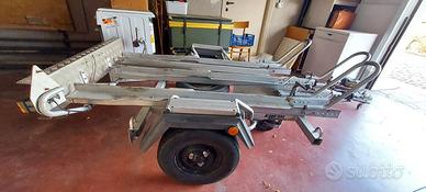 Carrello portamoto Ellebi 3 posti revisionato