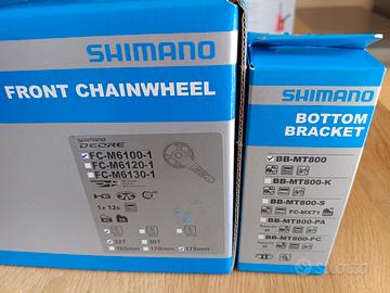 Guarnitura 12v e movimento centrale Shimano MTB