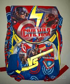Zaino Captain America Civil War nuovo