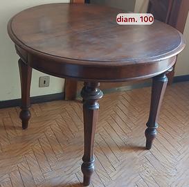 Tavolo noce 1800