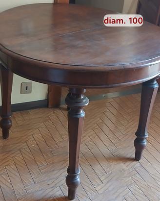 Tavolo noce 1800