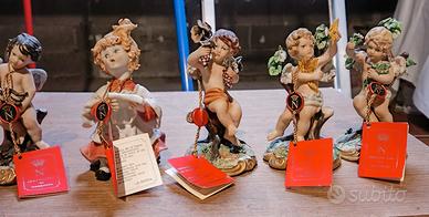 Set 5 statuine Capodimonte 