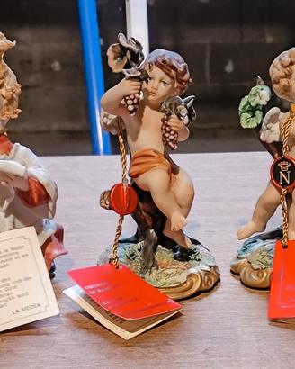 Set 5 statuine Capodimonte 