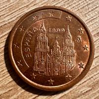 5 CENTESIMI DI EURO SPAGNA 1999 -