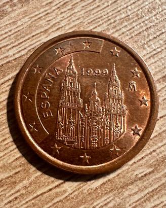 5 CENTESIMI DI EURO SPAGNA 1999 -