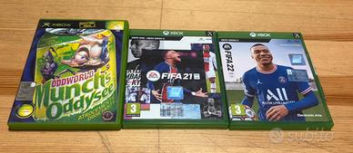 FIFA 21 + FIFA 22 + Oddworld Xbox – 8€