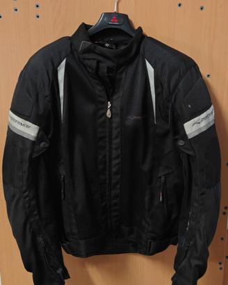 Giacca moto in tessuto 