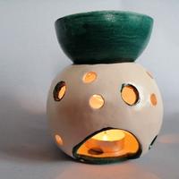 Bruciaessenze In Ceramica Fatta A Mano 