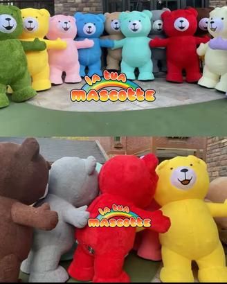 Mascotte animazione vestito completo