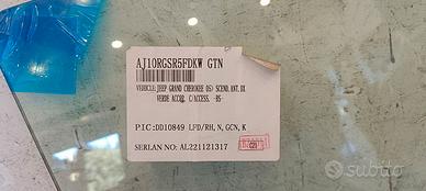jeep grand cherokee 2005-2010 finestrino scendente