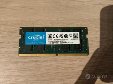 16GB RAM SODIMM DDR4 2666