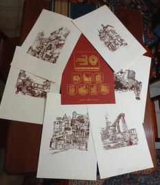 6 Serigrafie per Quadri  ARTISTA G.SICILIA