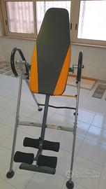 panca inversione + palla fitness