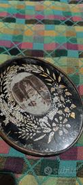 antico ex voto con lavorazione in oro e argento 