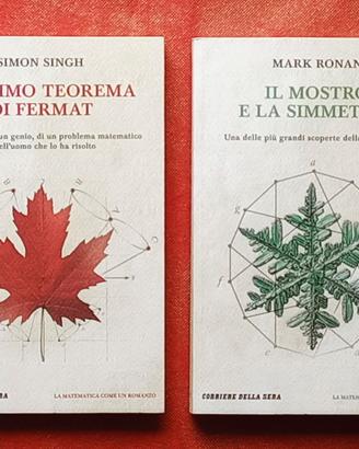 Collana "LA MATEMATICA COME UN ROMANZO", 30 volumi