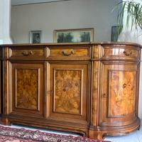 Madia classica in legno intarsiato