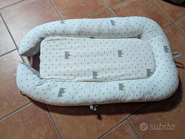 Nido riduttore neonato + cuscino allattamento