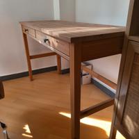 Scrivania Ikea Mod Hemnes legno naturale