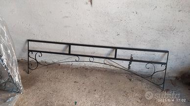 trabacca in ferro per letto matrimoniale